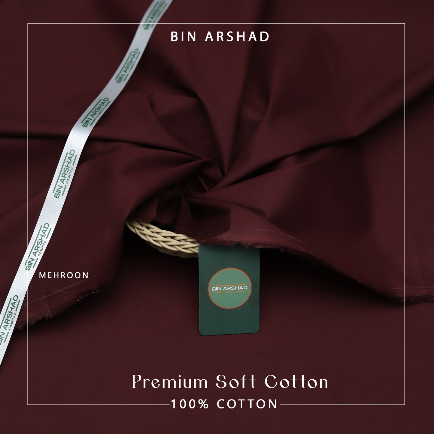 Premium-Men's Cotton - Maroon