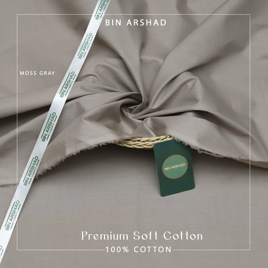 Premium-Men's Cotton - Silver