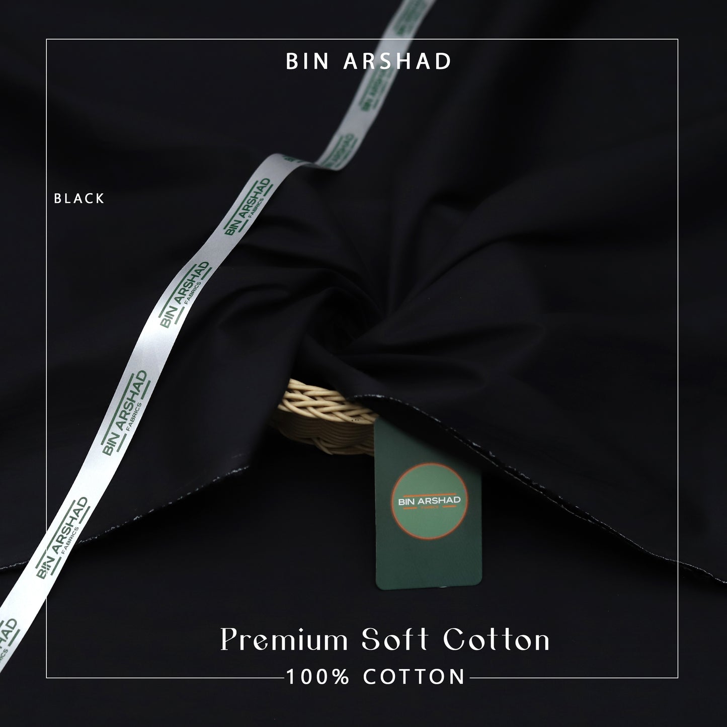 Premium-Men's Cotton - Black