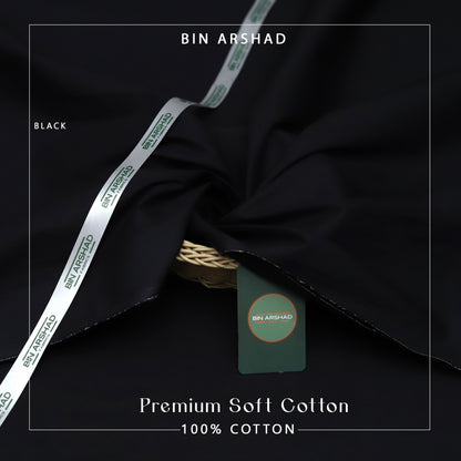 Premium-Men's Cotton - Black