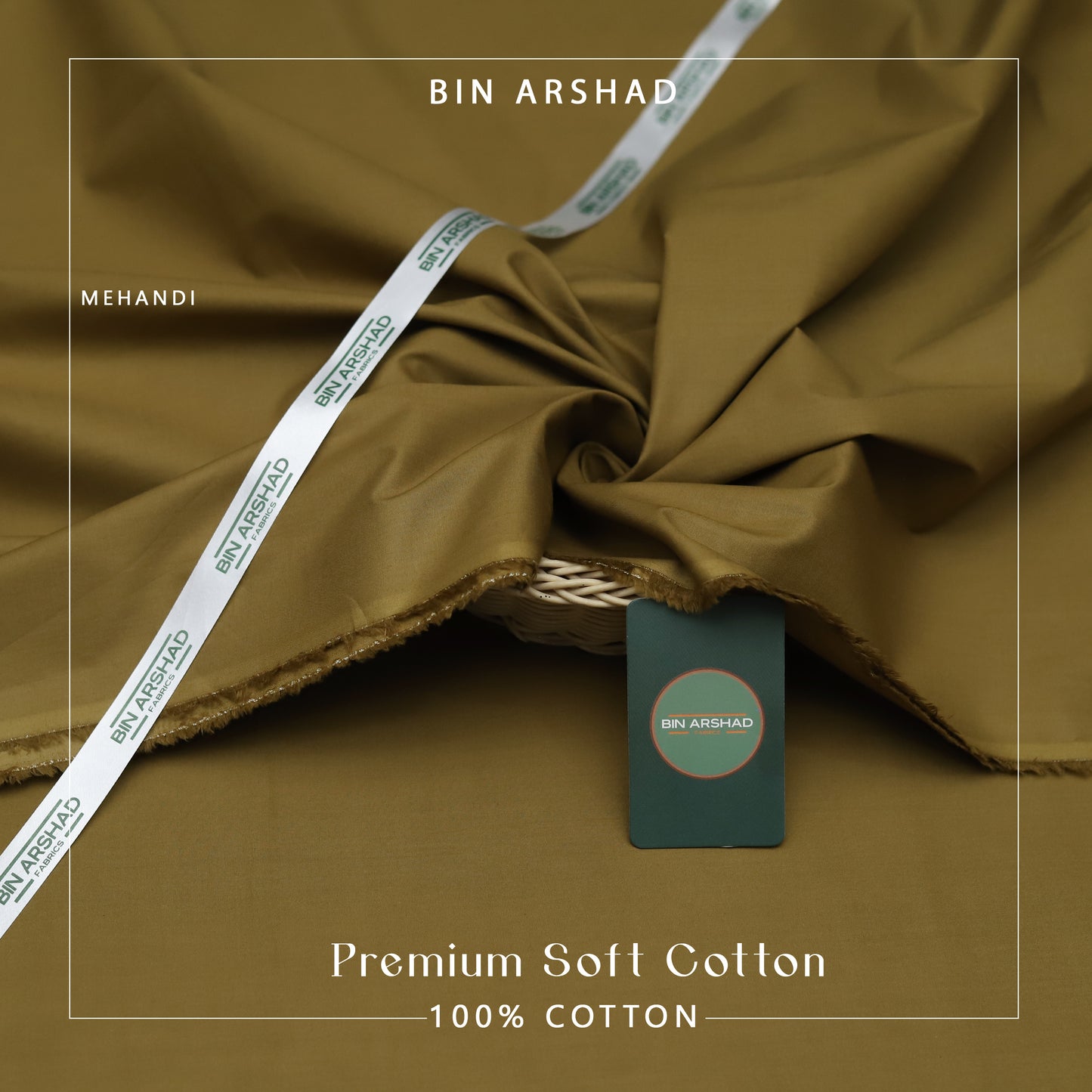 Premium-Men's Cotton - Mehandi