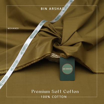 Premium-Men's Cotton - Mehandi