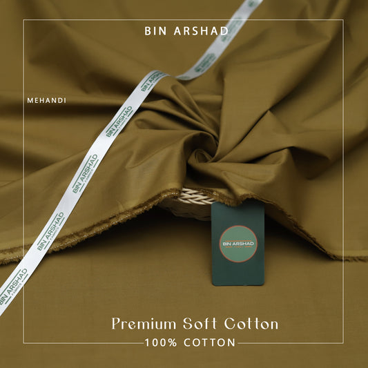 Premium-Men's Cotton - Mehandi