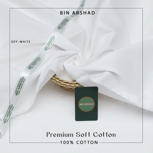 Premium-Men's Cotton - White