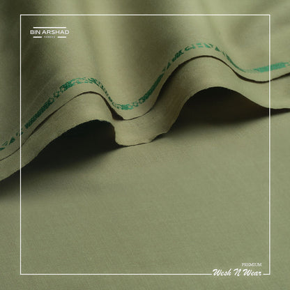 Light Olive Green Colour - Wash N Wear