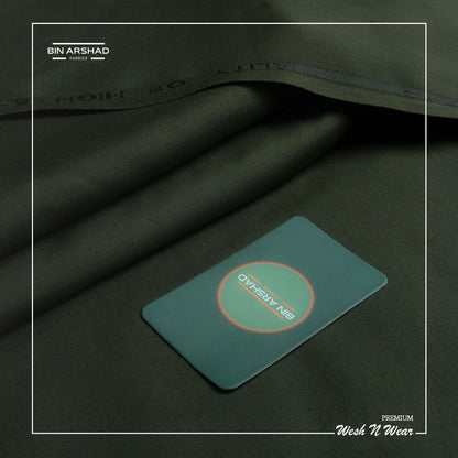 Dark Green Colour - Wash N Wear