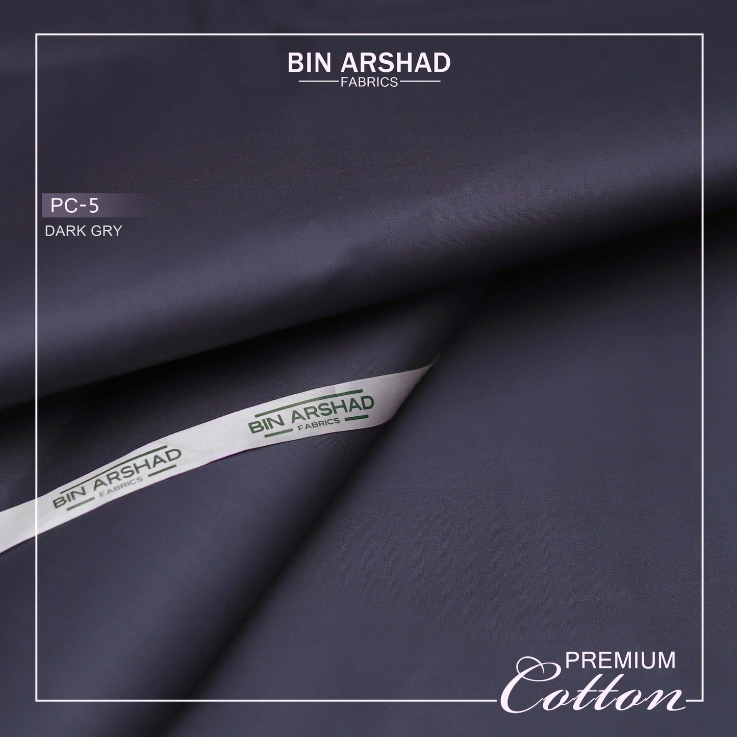 Imported Premium-Men's Cotton - Dark Grey