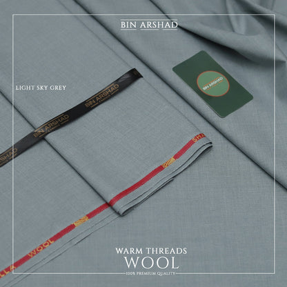 Premium Quality Wool | Light Sky Grey