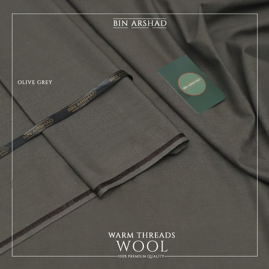 Premium Quality Wool | Olive Grey