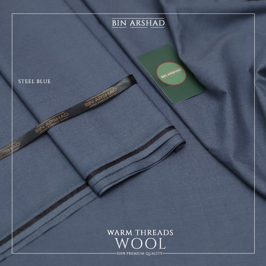 Premium Quality Wool | Steel Blue