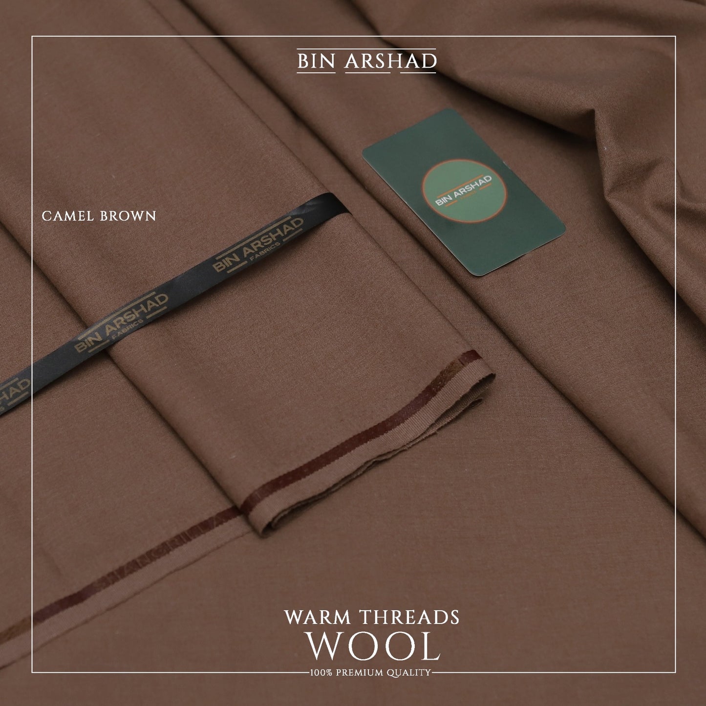 Premium Quality Wool | Camel Brown