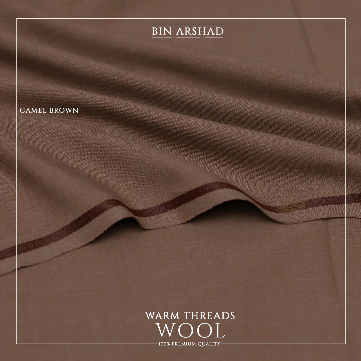 Premium Quality Wool | Camel Brown
